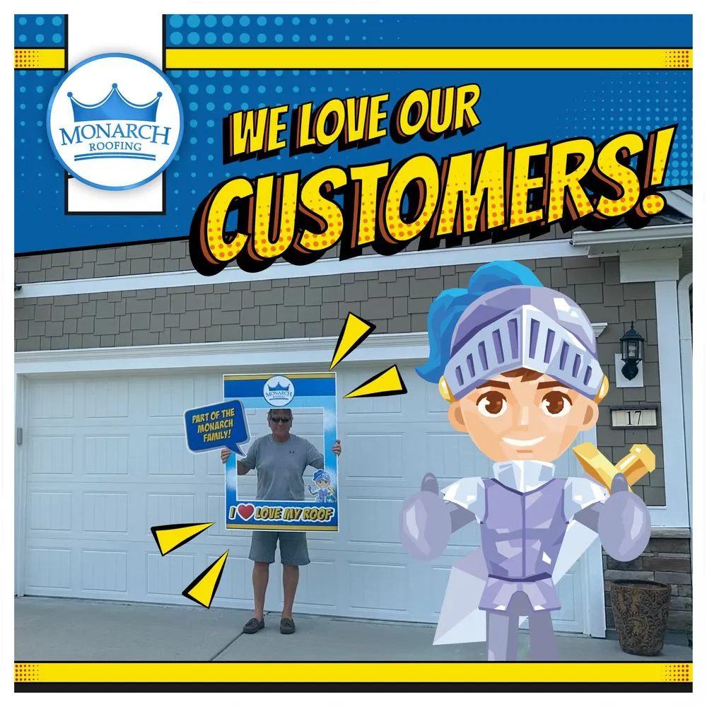 Slide of Monarch Roofing