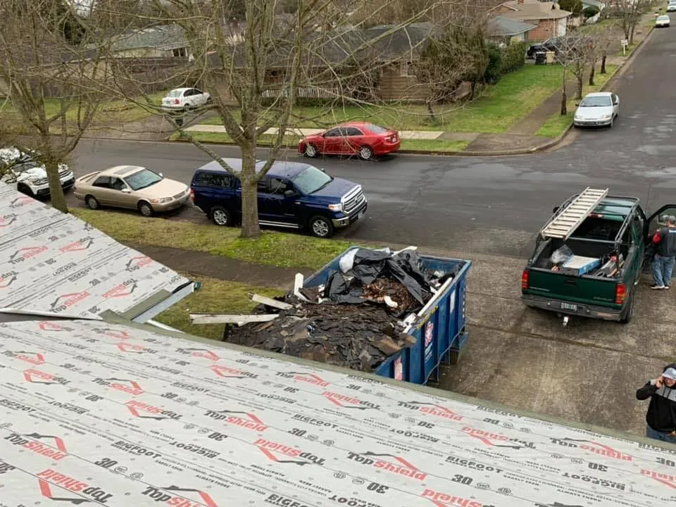 Slide of Monroy's Roofing