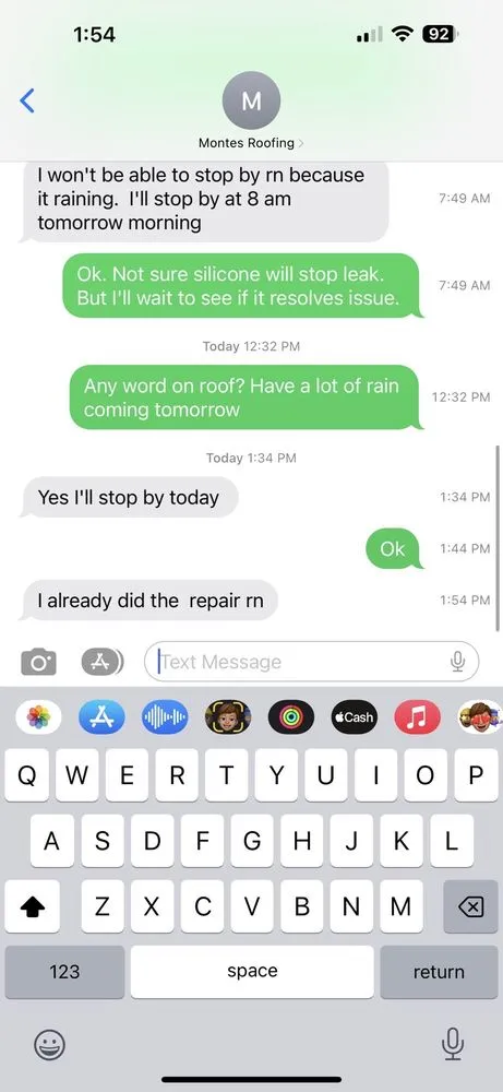 Slide of Montes Roofing & Construction