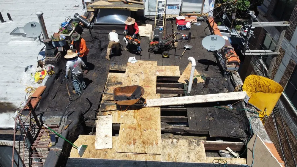 Slide of Montes Roofing