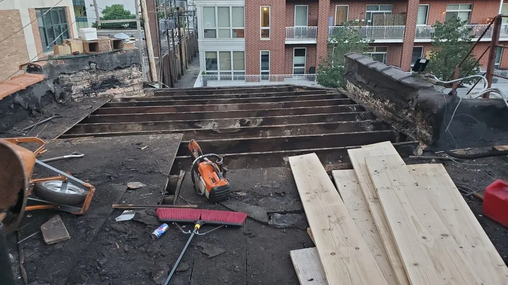 Slide of Montes Roofing