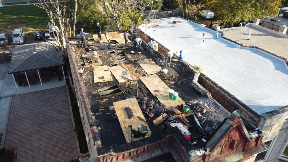 Slide of Montes Roofing