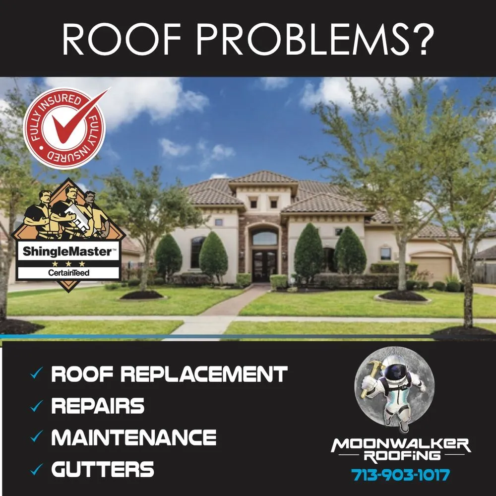 Local roof repair in Sienna Plant, TX by Moonwalker Roofing