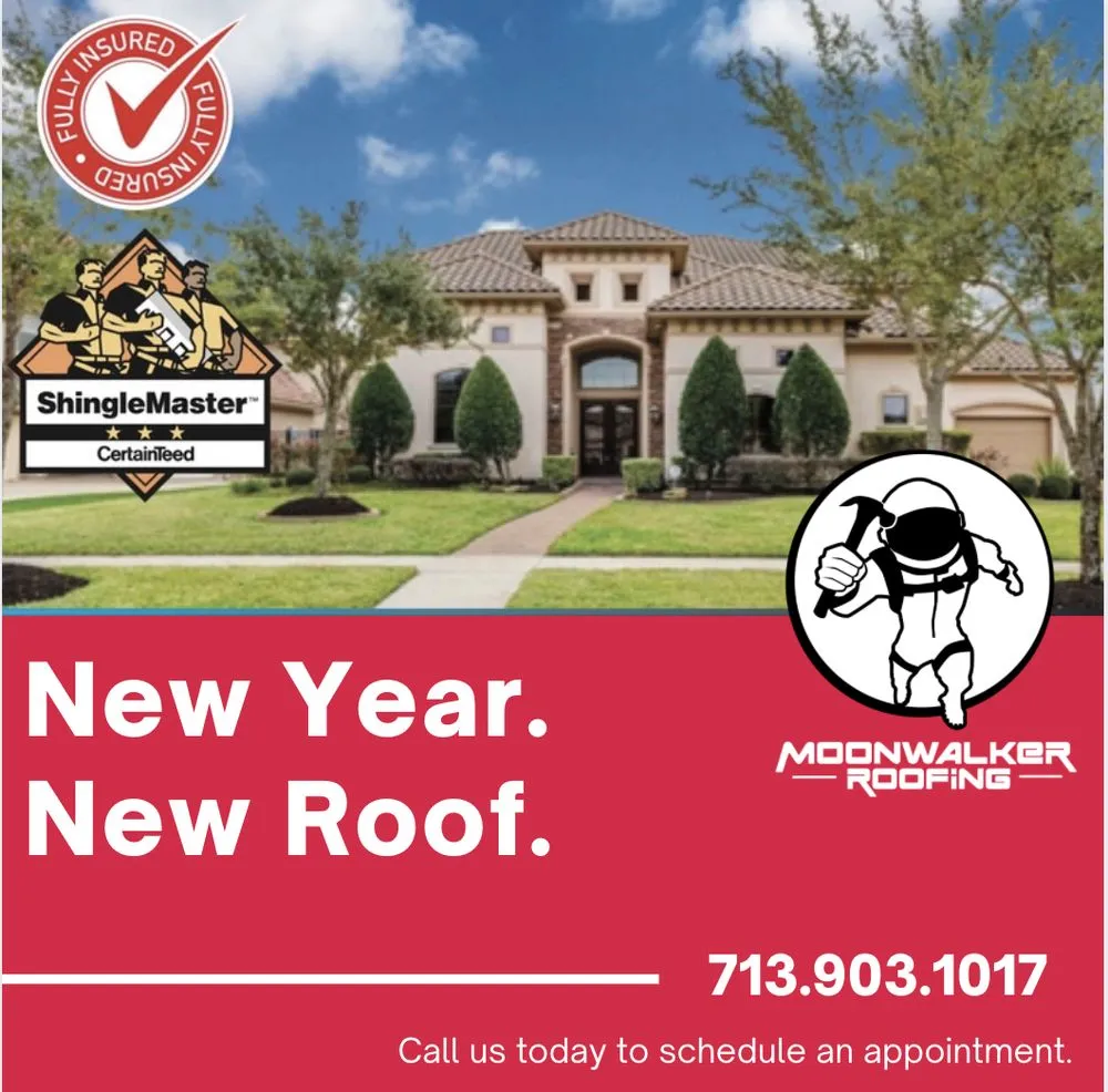 Professional storm damage roof repair experts serving Sienna Plant, TX - Moonwalker Roofing