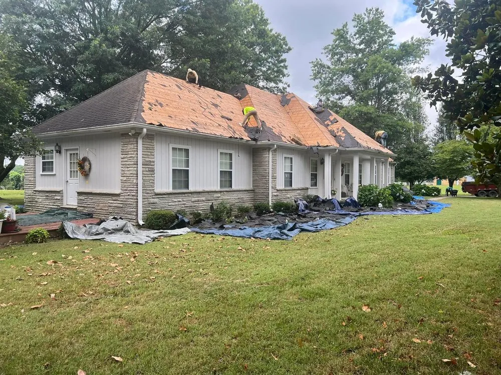 Slide of Moores Roofing