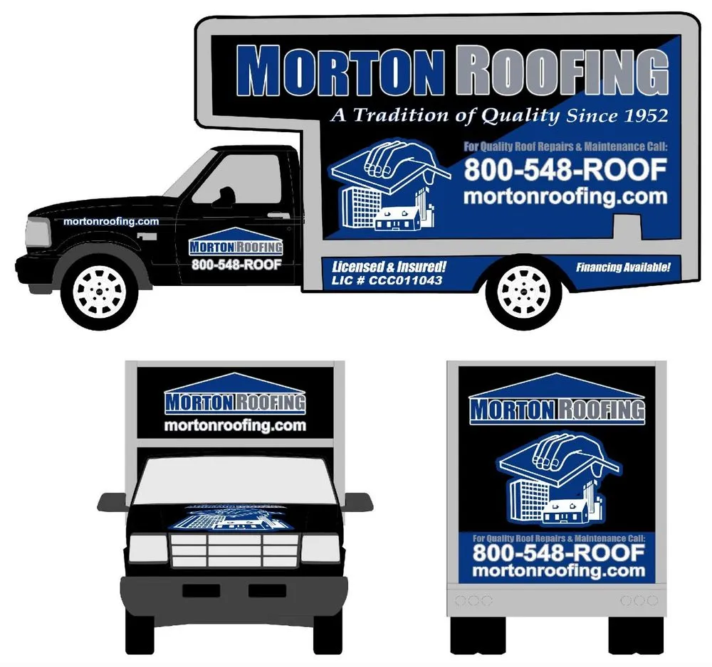 Slide of Morton Roofing