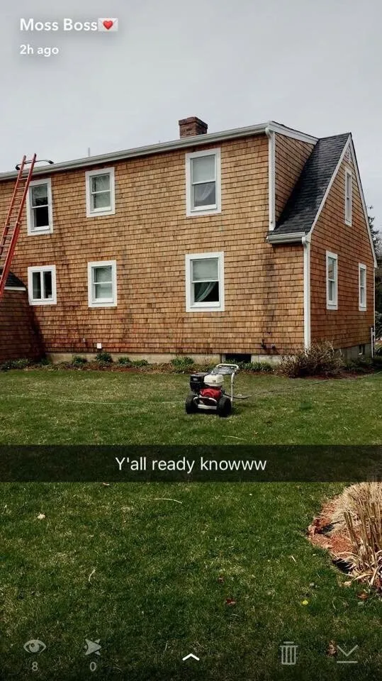 Slide of Moss Boss Roof Cleaning & House Washing