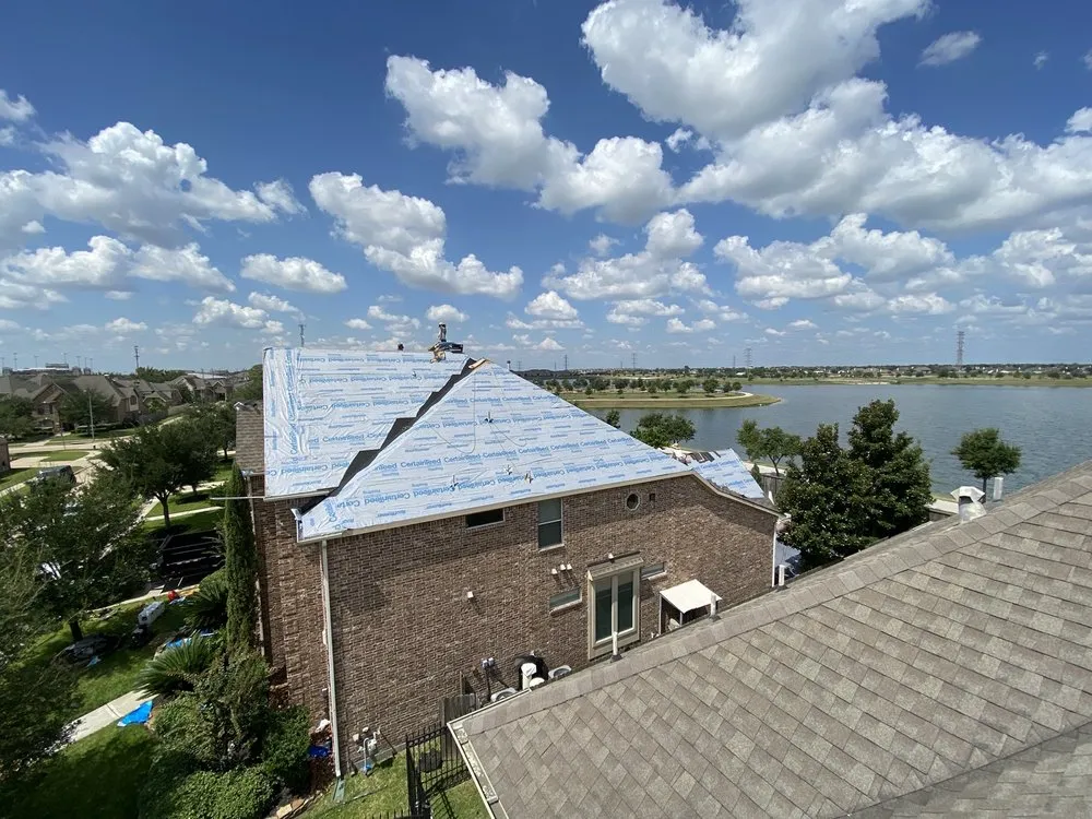 Slide of Moss Roofing Houston