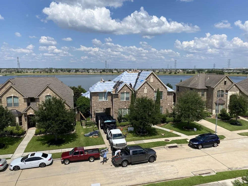 Slide of Moss Roofing Houston