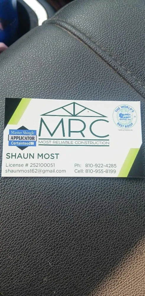 Slide of Most Reliable Construction