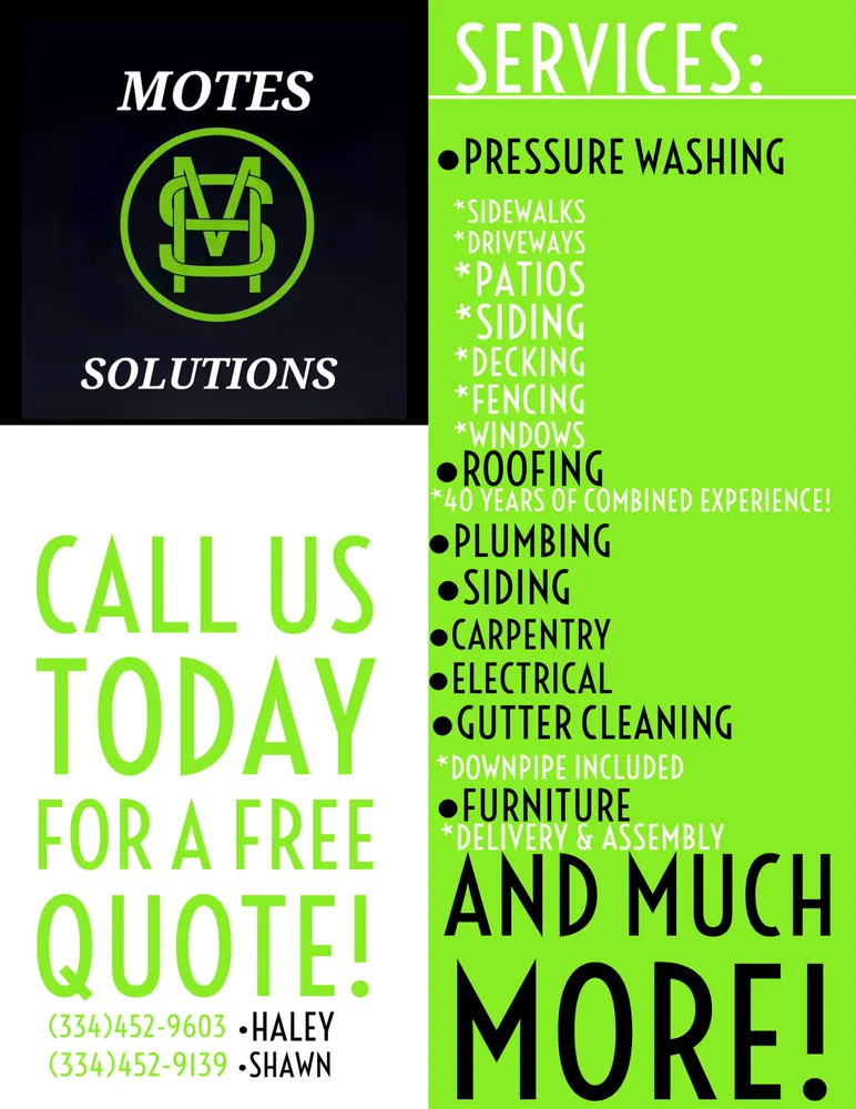 Slide of Motes Solutions