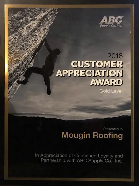 Slide of Mougin Roofing