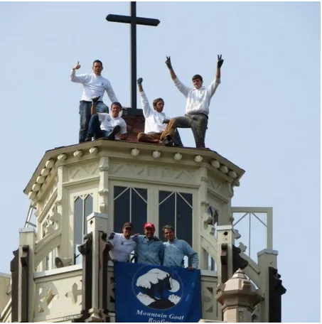 Slide of Mountain Goat Roofing