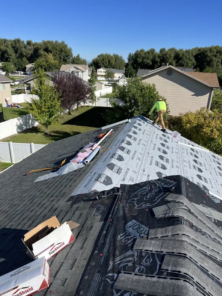 Slide of Mountain Roofers