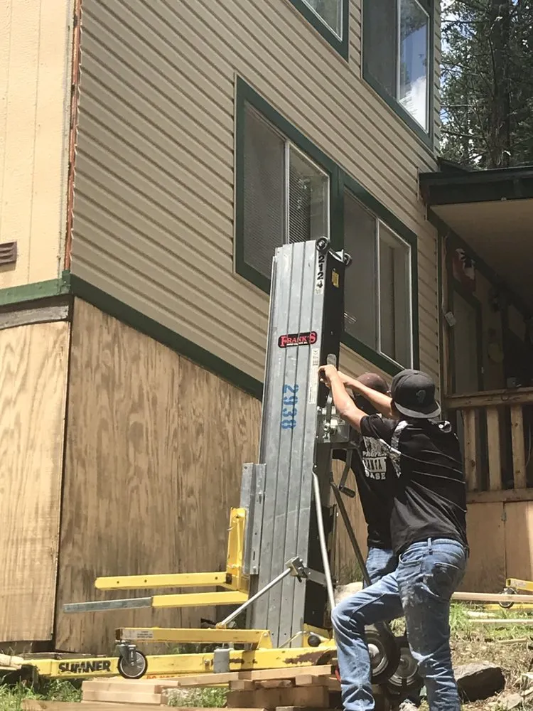 Slide of Mountain Top Construction