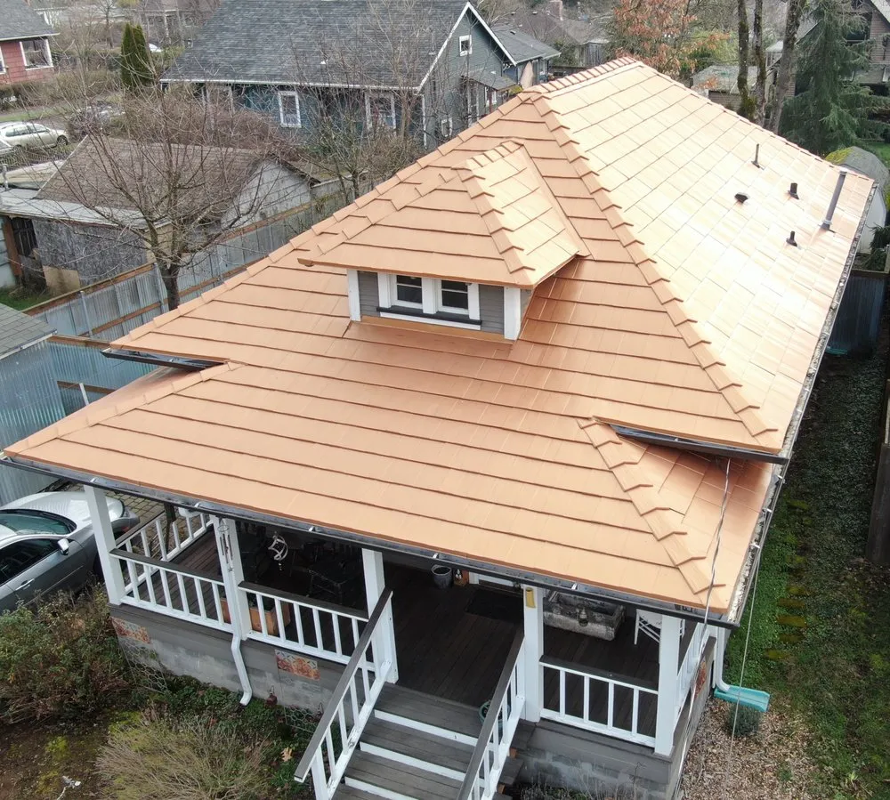 Slide of Mountaintop Metal Roofing