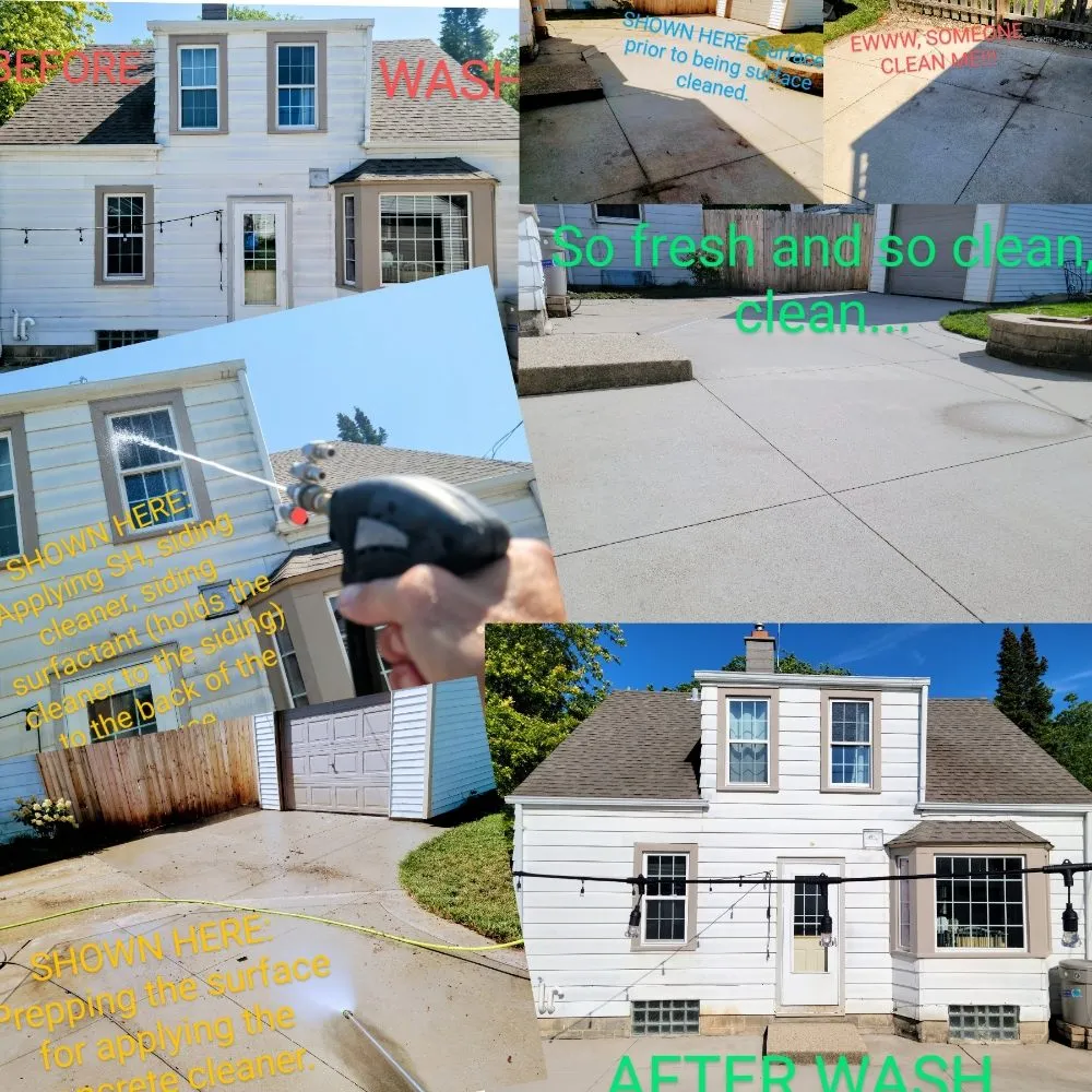 Slide of Moxie Pressure Washing