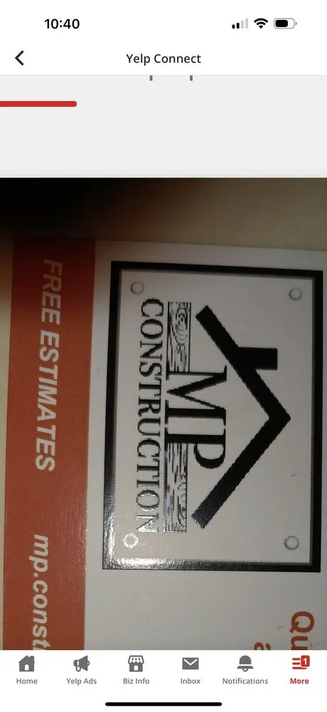 Slide of MP Construction Remodeling