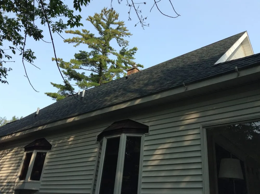 Emergency roof replacement in Benzonia, MI by Mr. B's Roofing & Siding