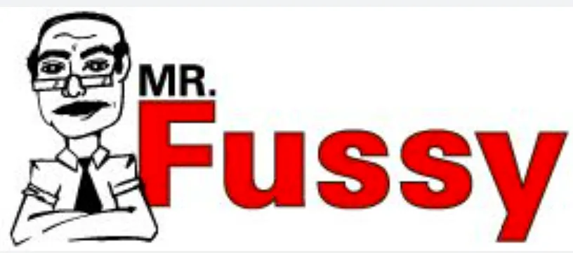 Slide of Mr. Fussy