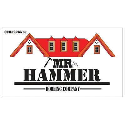 Mr. Hammer Roofing Company Logo