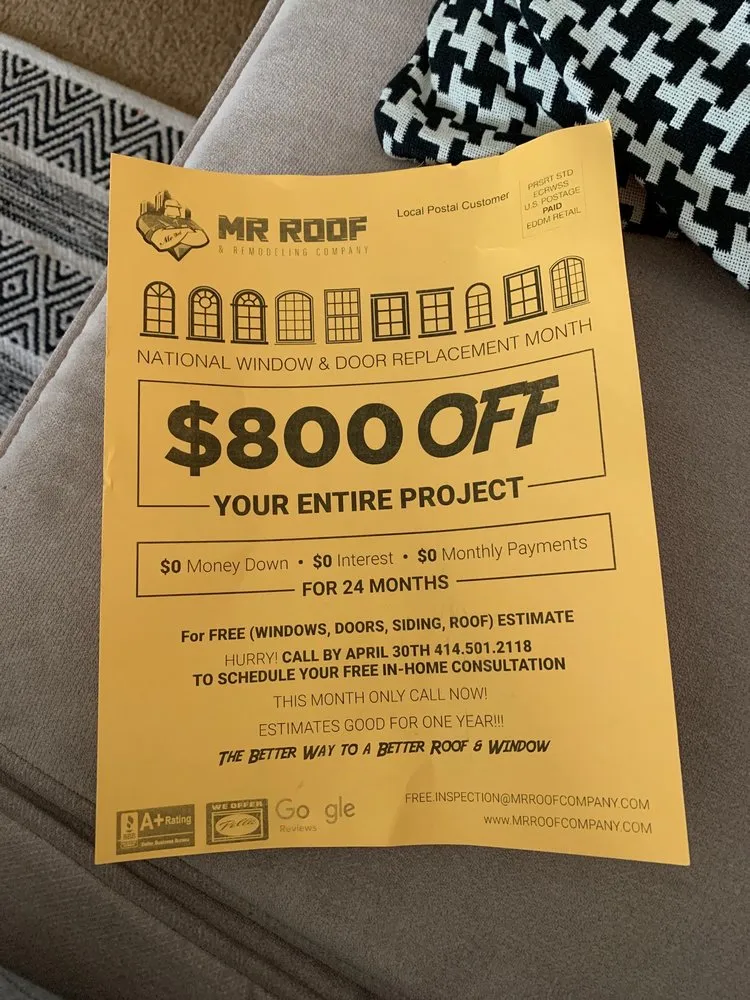 Slide of Mr Roof & Remodeling Company