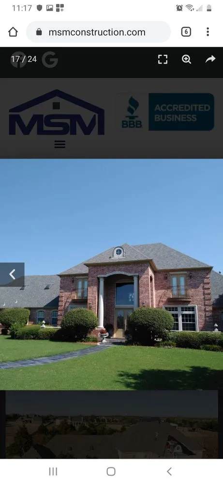 Slide of MSM Construction and Roofing