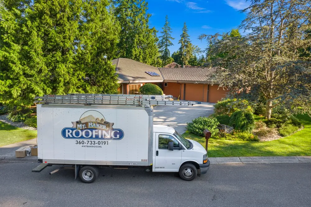Slide of Mt Baker Roofing