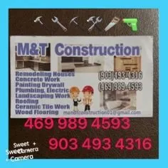 Slide of M&T Construction