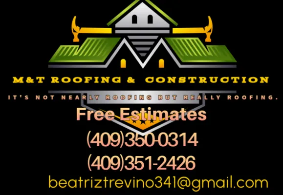 M&T Roofing & Construction Logo