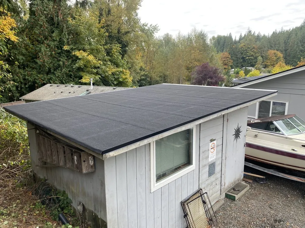 Slide of multi-peak roofing & construction