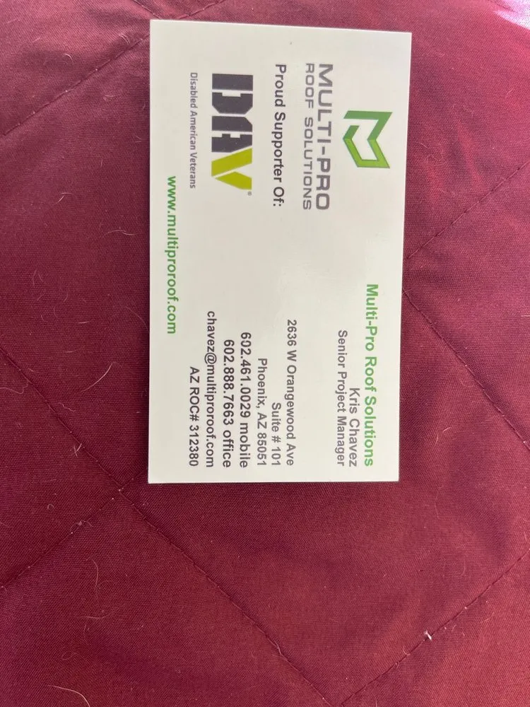 Slide of Multi-Pro Roof Solutions