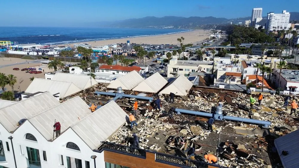 Slide of Munoz Roof and Roof Removal