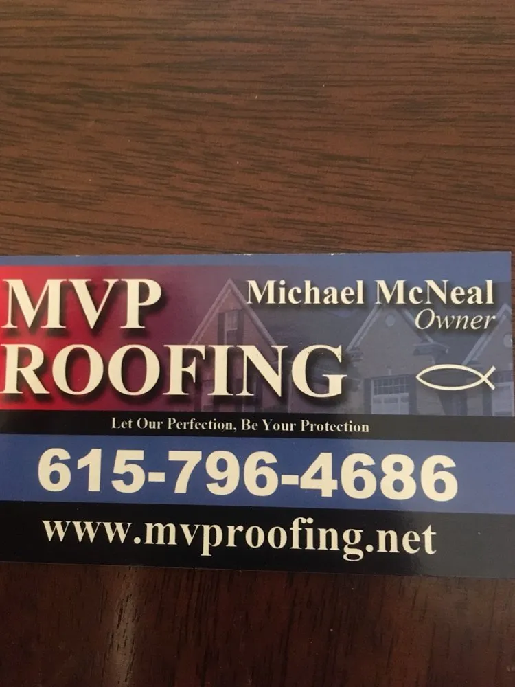 Slide of MVP Roofing