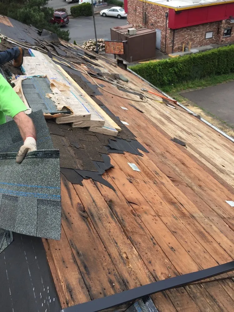 Slide of M&W Roof Service