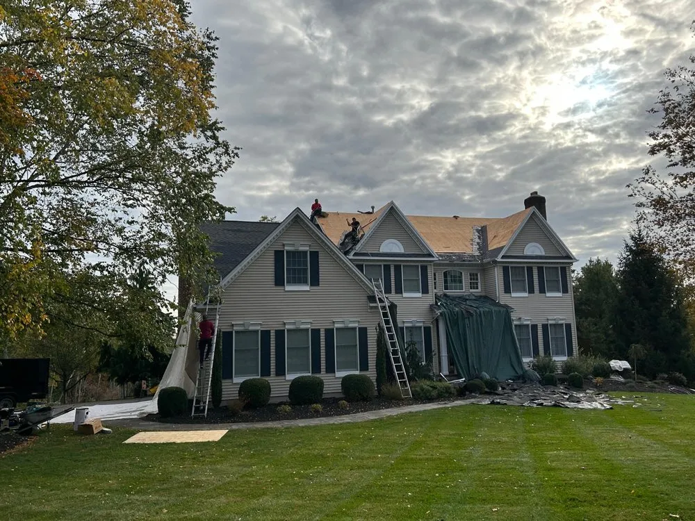 Emergency storm damage roof repair for homes across Hamilton Township, NJ - My Roofing Contractor
