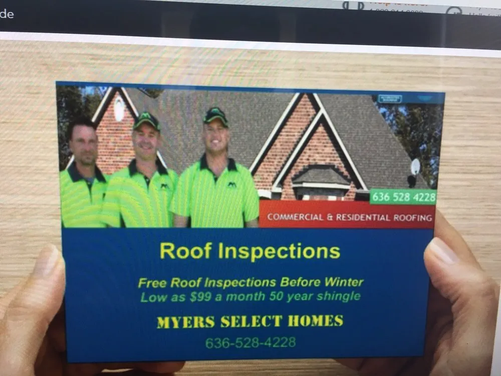 Slide of Myers Select Roofing