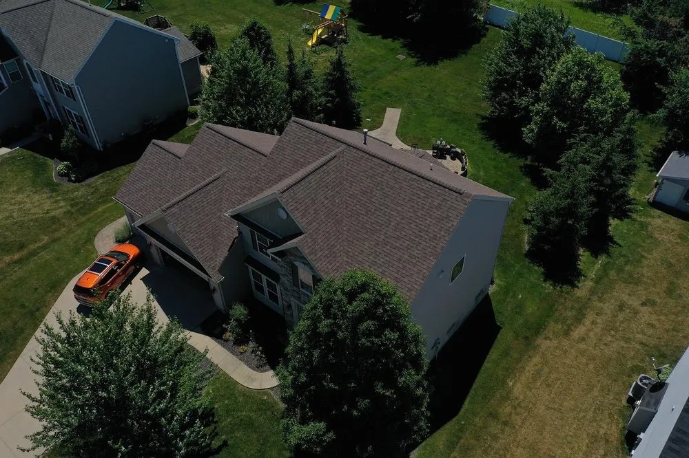 Slide of Nailed Down Roofing