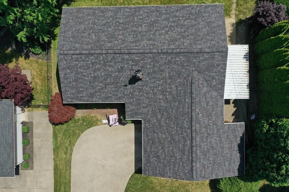 Slide of Nailed Down Roofing