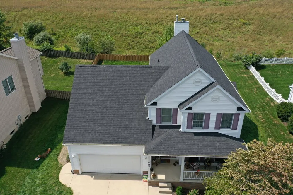 Slide of Nailed Down Roofing