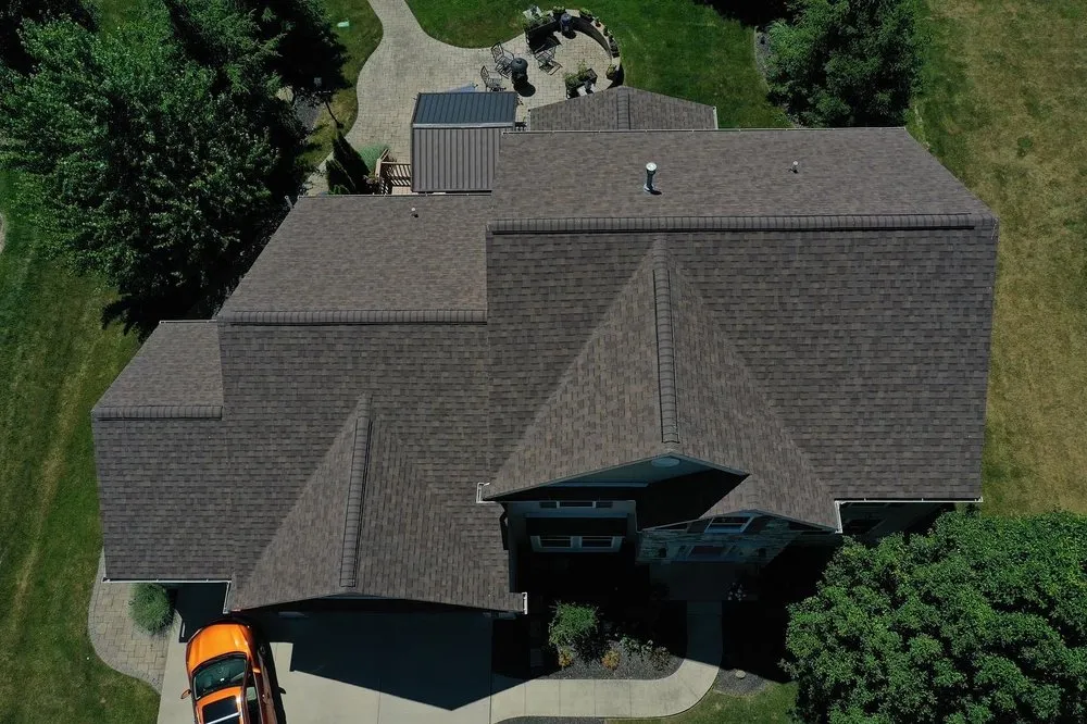 Slide of Nailed Down Roofing