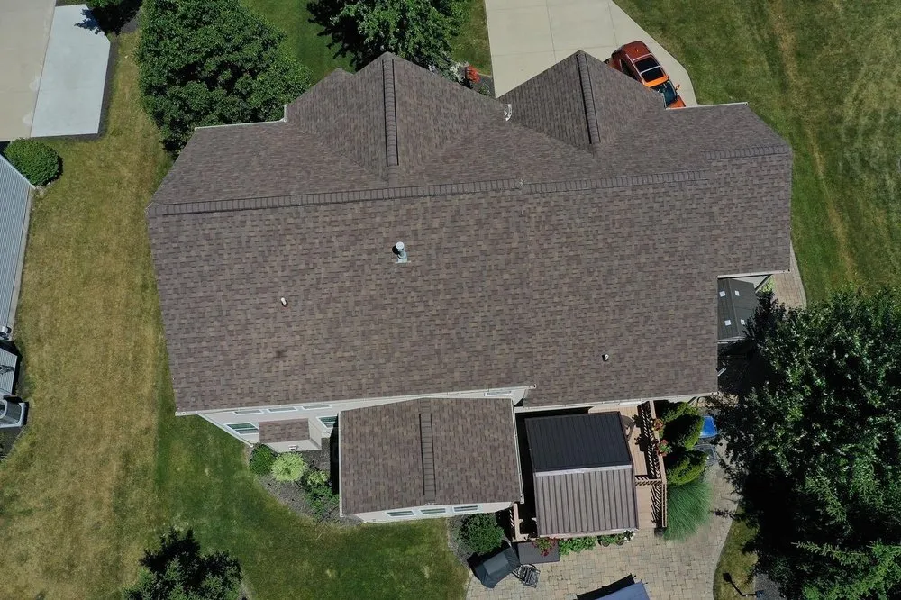 Slide of Nailed Down Roofing