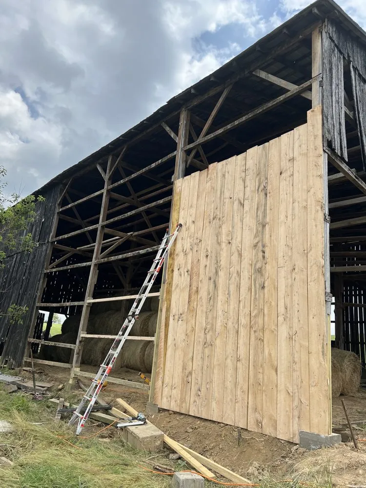 Slide of N’Amish Roofing