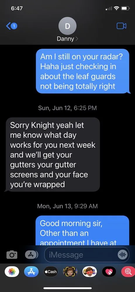 Slide of Nash Roofing