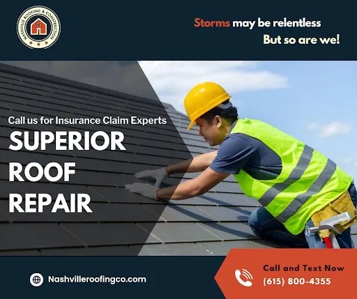 Reliable roof leak repair in Madison, TN by Nashville Roofing Company