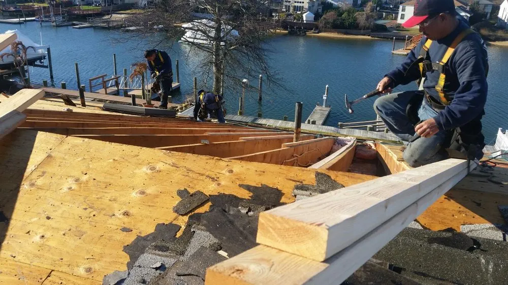 Slide of Nassau Roofers