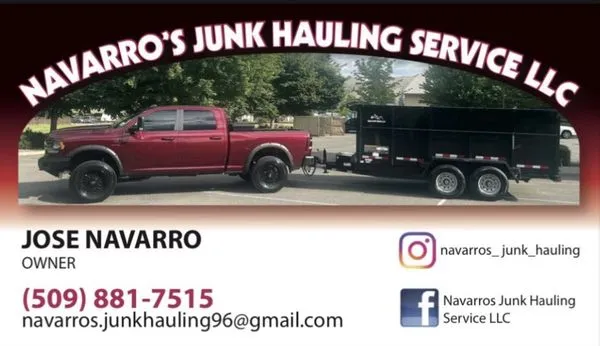 Navarro’s Junk Hauling Service Logo