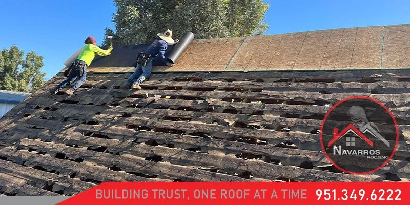 Slide of Navarro's Roofing