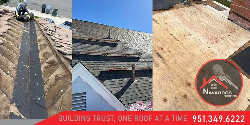 Slide of Navarro's Roofing