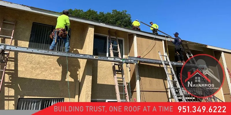 Slide of Navarro's Roofing